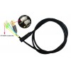 9 pin Motor cable with waterproof connector, male/female for hall sensored motor