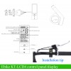 KT LCD4 compact control panel/display 36V/48V for e-bike 