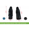 XLR, Neutrik, XLR connector, kanong connector, male/female for lithium battery or charger