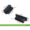 Hailong-casing-battery-discharging-connector-5-pins