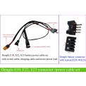 Dengfu-E10-E22-E23-battery-connector-power-cable-set