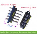 Jumbo-shark-casing-battery-connector-male-female-5-pins-socket