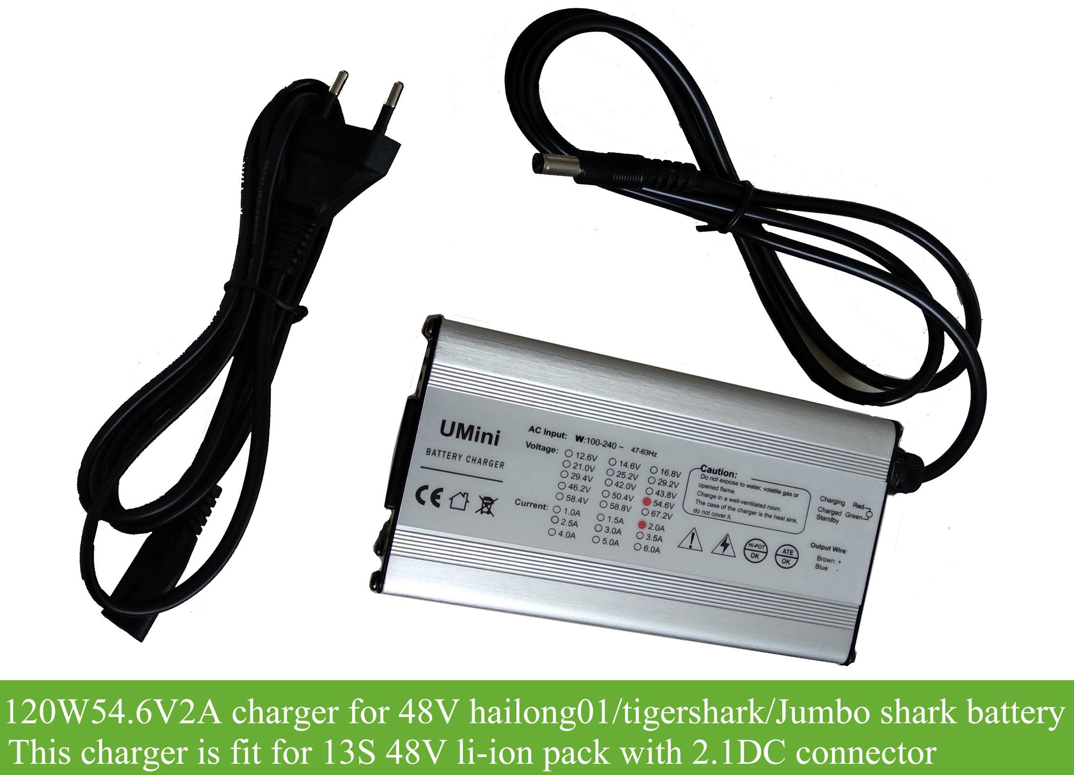48V hailong-1, tigershark, new polly frame battery charger 120W