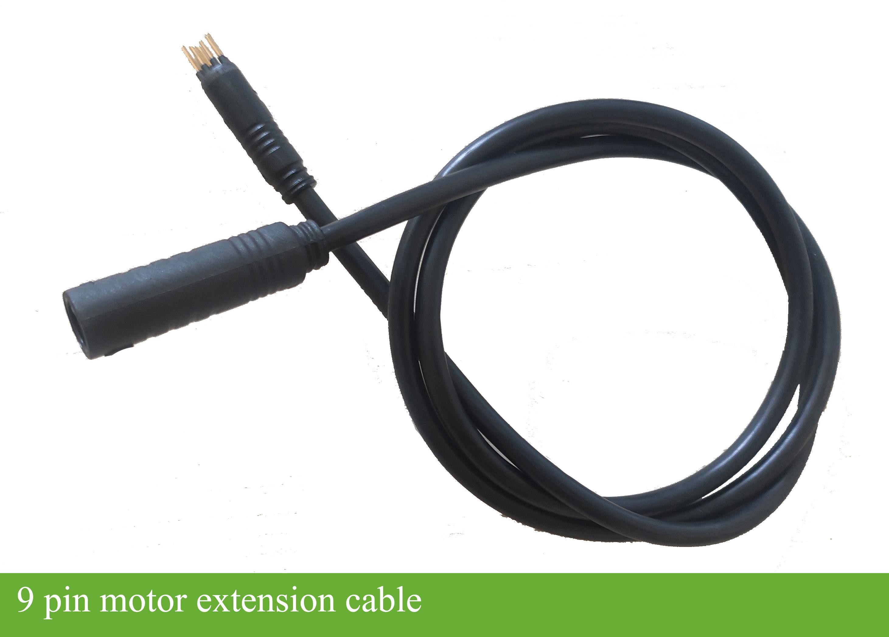 Details about   60cm E-Bike 3-Pin Motor Convert Extension Cable Cord Waterproof Connect Black 1x