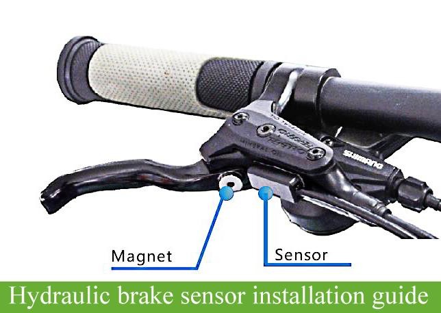 Bafang BBS01 / BBS02 hydraulische Bremssensoren, Montage - Pedelec