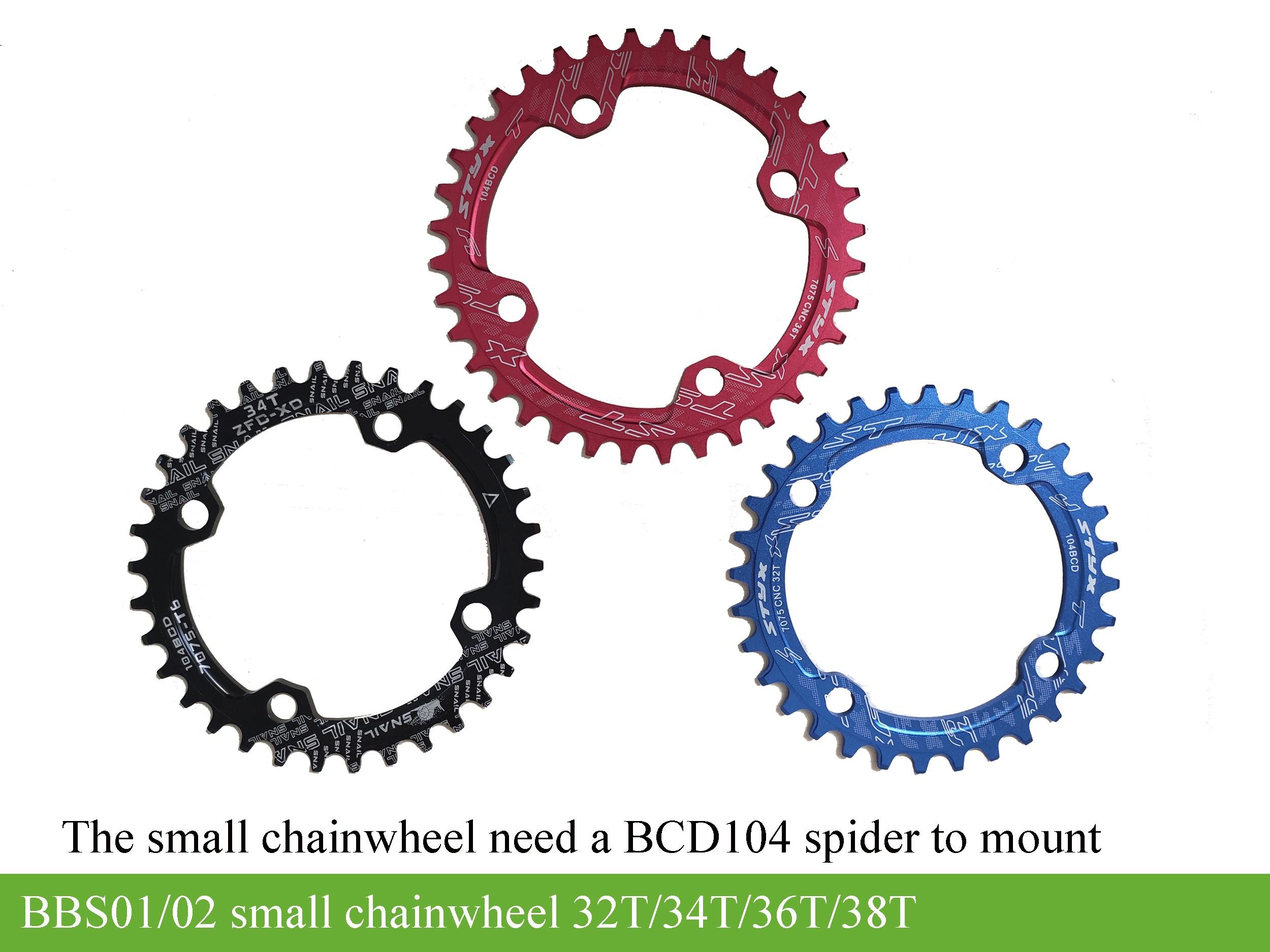 Bafang BBS smaller chainwheel 32T/34T/36T/38T-Greenbikekit.com BBS, ebike  batteries, Bafang M620, Bafang M600, Bafang M500, Bafang M510, KT  controller with display-GreenBikeKit.com