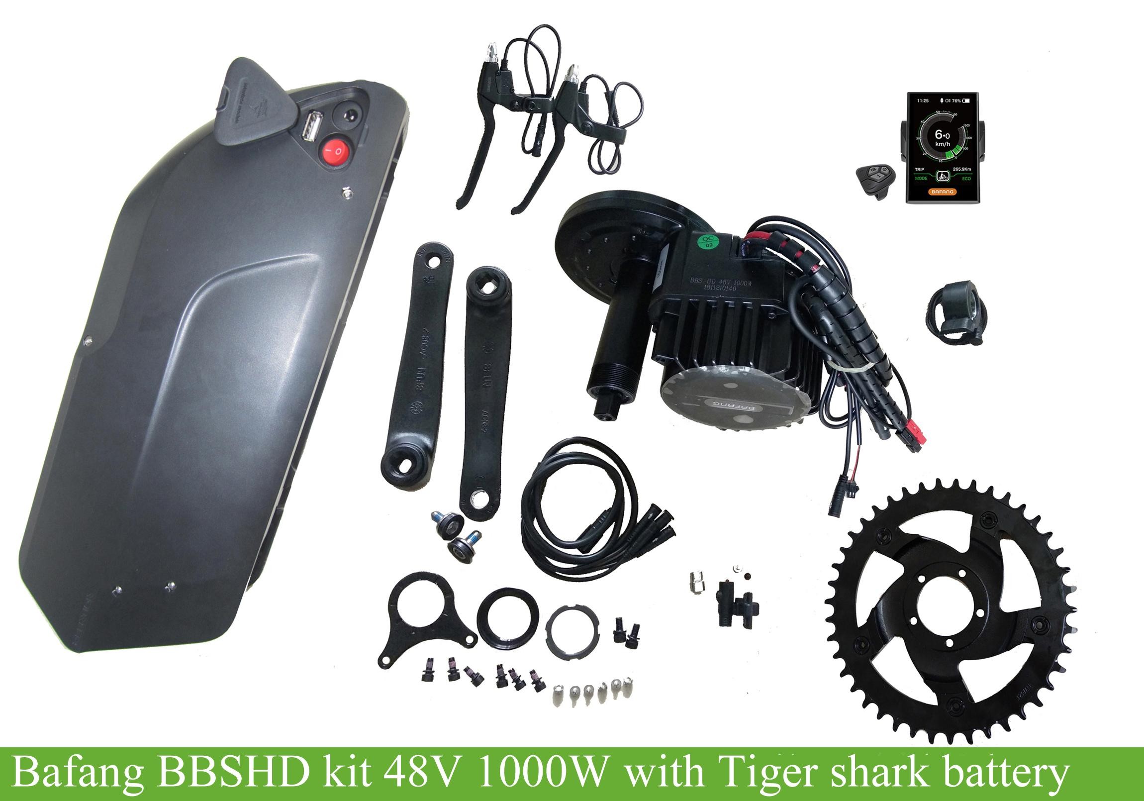 Kit électrique pour vélo 48 v 1000 w avec batterie