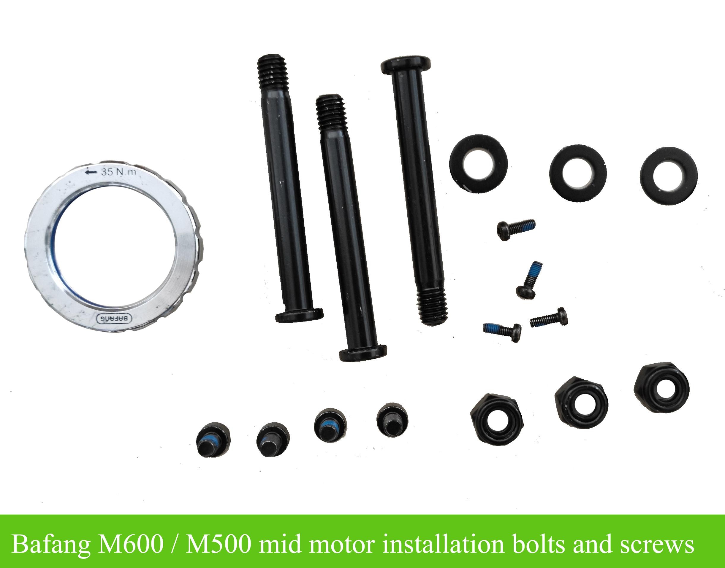Bafang M500 M600 mid motor installation bolts/screws-greenbikekit