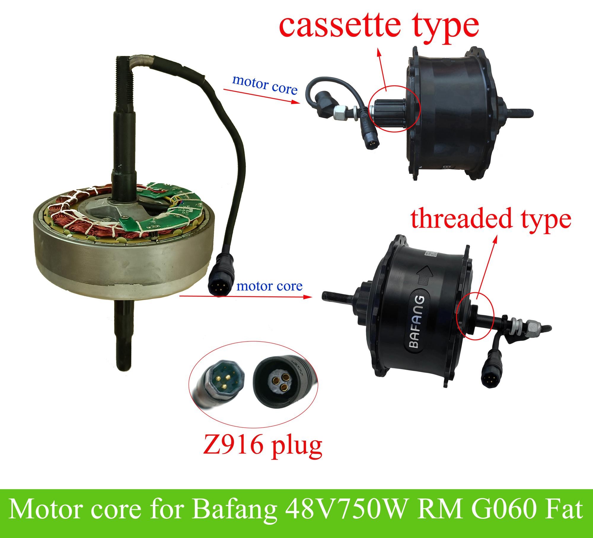 Motor core for Bafang RM G060 48V750W fat-motor-Greenbikekit.com