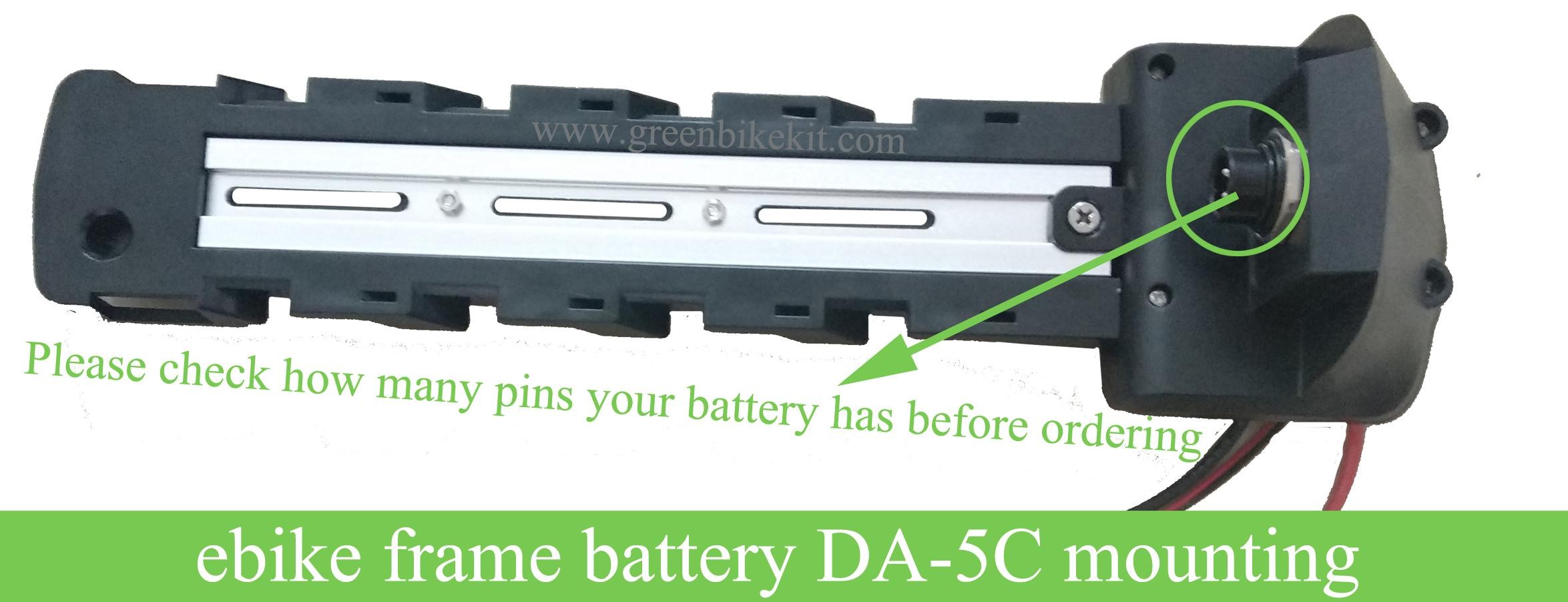 E bike deals battery holder
