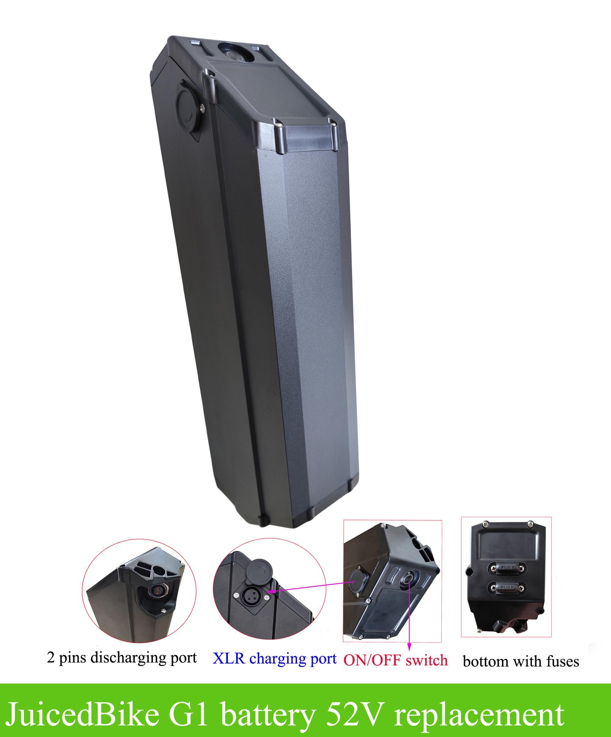 Juiced bike battery 52V19.2AH/13AH(G1) rebuild-Greenbikekit.com BBS, ebike  batteries, Bafang M620, Bafang M600, Bafang M500, Bafang M510, KT  controller with display-GreenBikeKit.com