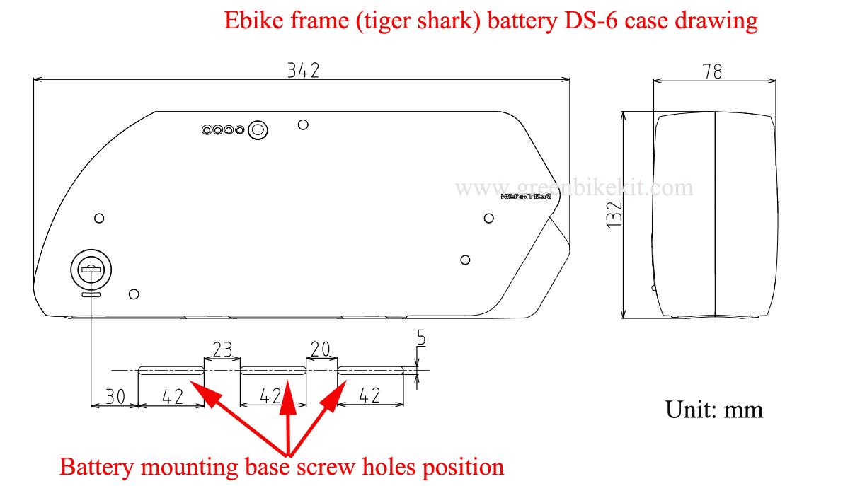 Bafang BBSHD 48V 1000W kit with 48V/52V 14S tiger shark frame 