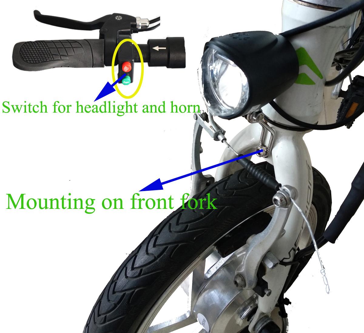 buy Dual Front Light and Horn with LED