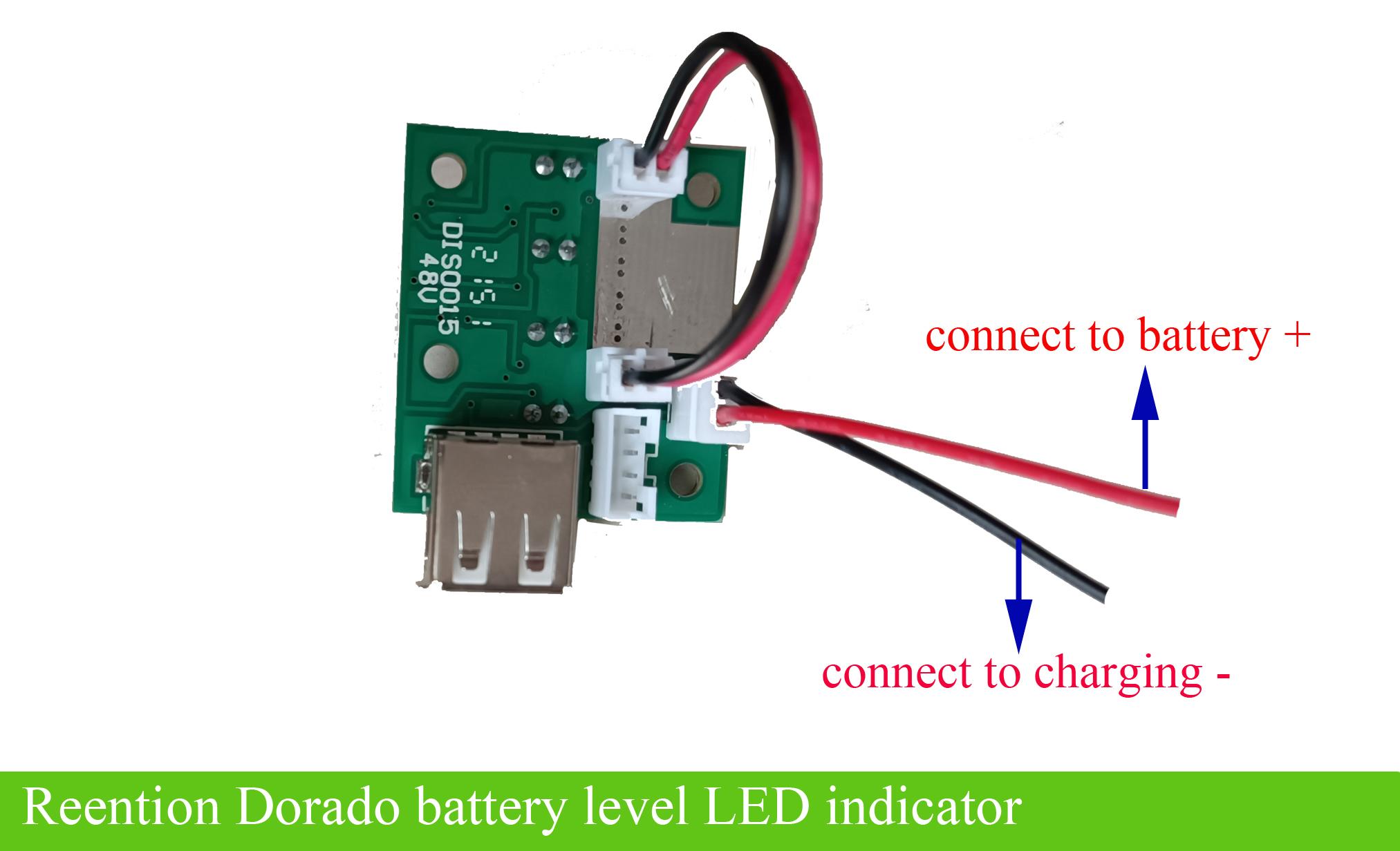 Reention Dorado battery indicator level PCB 36V 48V 52V